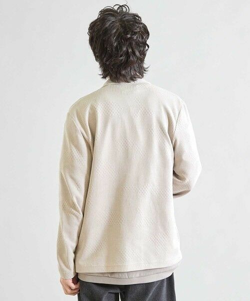 MEN'S BIGI / メンズビギ テーラードジャケット | ニットライクジャガードジャケット | 詳細3