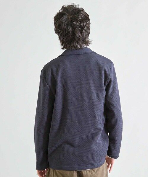 MEN'S BIGI / メンズビギ テーラードジャケット | ニットライクジャガードジャケット | 詳細14