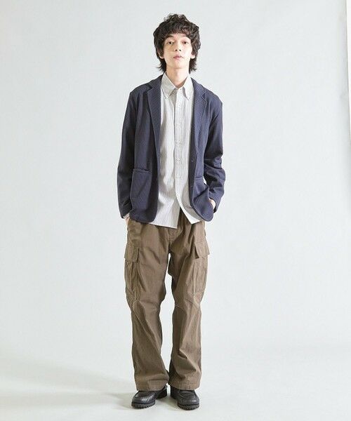 MEN'S BIGI / メンズビギ テーラードジャケット | ニットライクジャガードジャケット | 詳細16