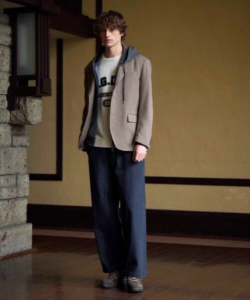 MEN'S BIGI / メンズビギ その他パンツ | WIDE LEG デニムパンツ | 詳細1