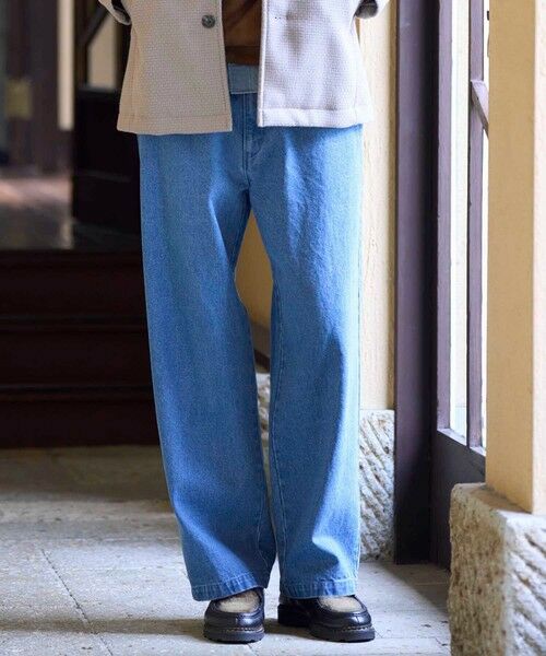MEN'S BIGI / メンズビギ その他パンツ | WIDE LEG デニムパンツ(ブルー)