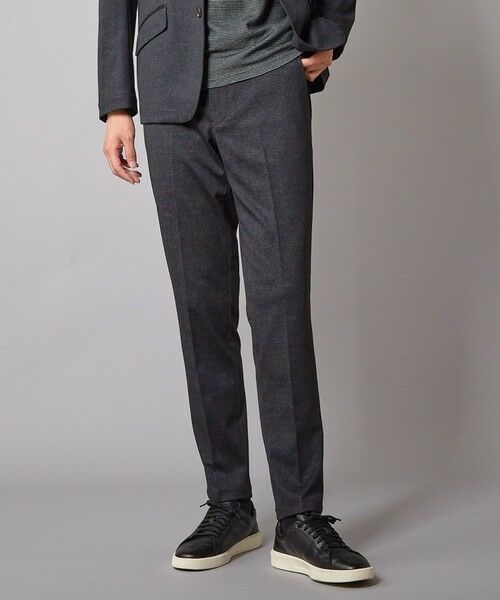 MEN'S BIGI / メンズビギ その他パンツ | 【セットアップ着用可】メランジプリントポンチスラックス(ブラック)