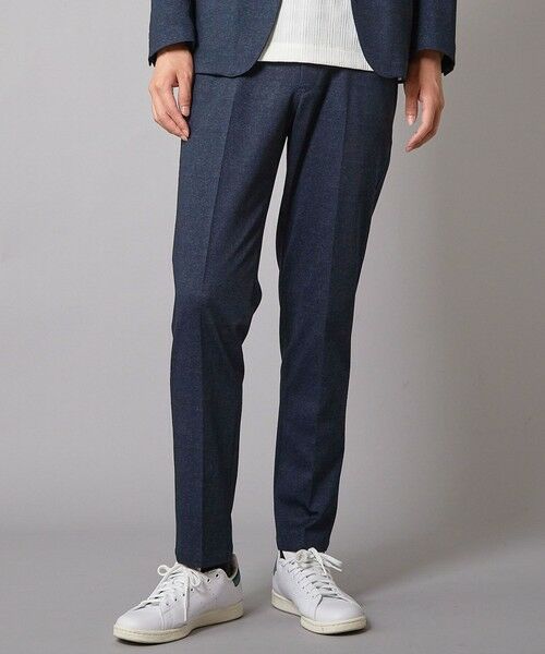 MEN'S BIGI / メンズビギ その他パンツ | 【セットアップ着用可】メランジプリントポンチスラックス(ネイビー)