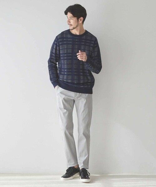 MEN'S BIGI / メンズビギ その他パンツ | ハイパーストレッチ スリムフィット ヘリンボンパンツ | 詳細5