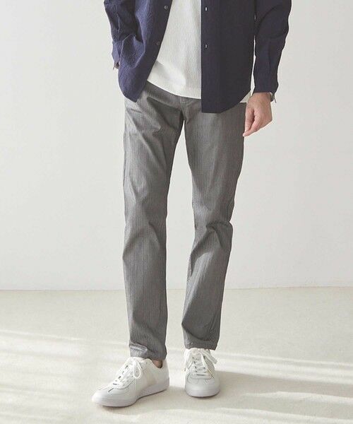 MEN'S BIGI / メンズビギ その他パンツ | ハイパーストレッチ スリムフィット ヘリンボンパンツ | 詳細12