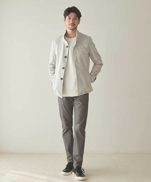 MEN'S BIGI / メンズビギ その他パンツ | ハイパーストレッチ スリムフィット ヘリンボンパンツ | 詳細15