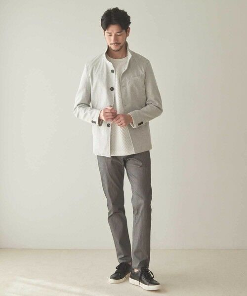 MEN'S BIGI / メンズビギ その他パンツ | ハイパーストレッチ スリムフィット ヘリンボンパンツ | 詳細16