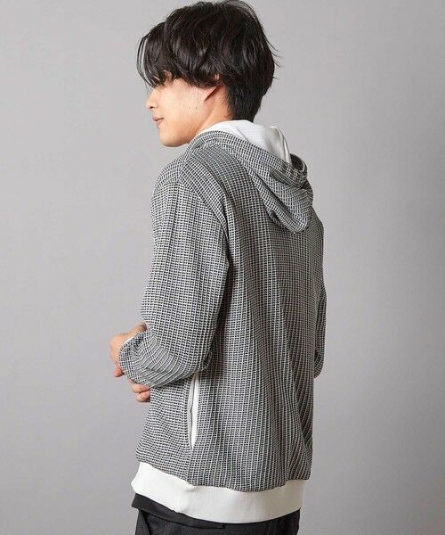 MEN'S BIGI / メンズビギ スウェット | ワッフルニット ジップアップパーカー | 詳細2