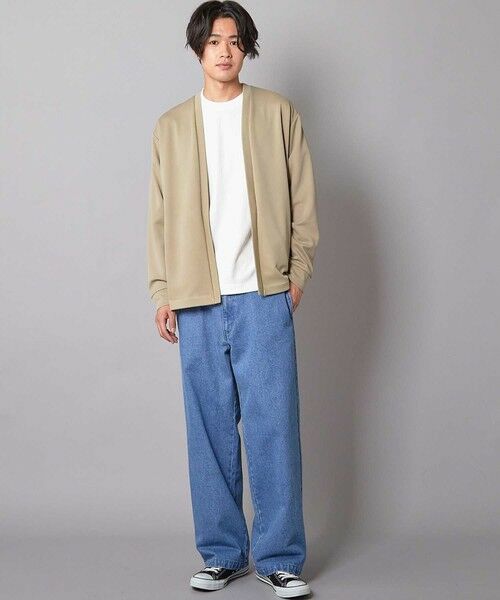 MEN'S BIGI / メンズビギ カーディガン・ボレロ | ポンチピグメントボタンレスカーデ | 詳細6