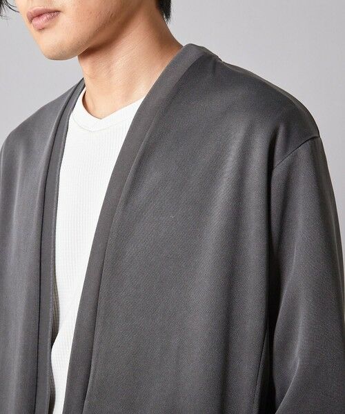 MEN'S BIGI / メンズビギ カーディガン・ボレロ | ポンチピグメントボタンレスカーデ | 詳細9