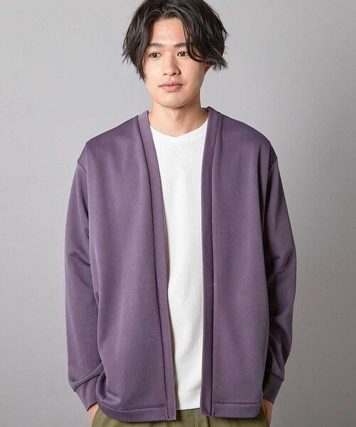 MEN'S BIGI / メンズビギ カーディガン・ボレロ | ポンチピグメントボタンレスカーデ | 詳細12