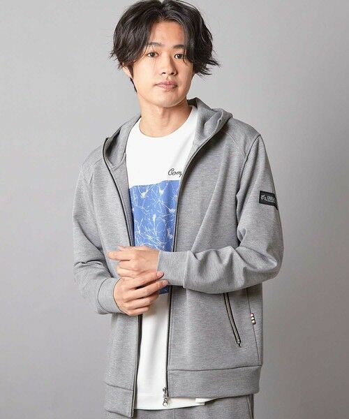 MEN'S BIGI / メンズビギ スウェット | PRO-SPERITY別注 ジップアップ フードブルゾン | 詳細1