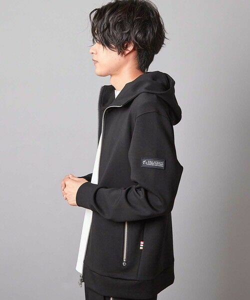 MEN'S BIGI / メンズビギ スウェット | PRO-SPERITY別注 ジップアップ フードブルゾン | 詳細9