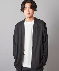 MEN'S BIGI / メンズビギ カーディガン・ボレロ | ウェーブジャガードボタンレスカーデ