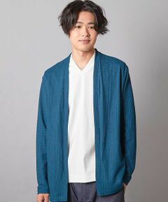 MEN'S BIGI / メンズビギ カーディガン・ボレロ | ウェーブジャガードボタンレスカーデ