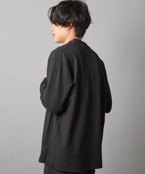 MEN'S BIGI / メンズビギ カーディガン・ボレロ | ウェーブジャガードボタンレスカーデ | 詳細1