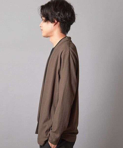 MEN'S BIGI / メンズビギ カーディガン・ボレロ | ウェーブジャガードボタンレスカーデ | 詳細5