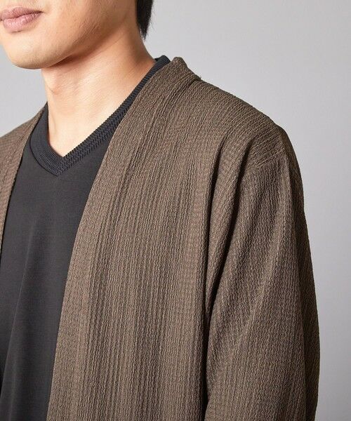 MEN'S BIGI / メンズビギ カーディガン・ボレロ | ウェーブジャガードボタンレスカーデ | 詳細7