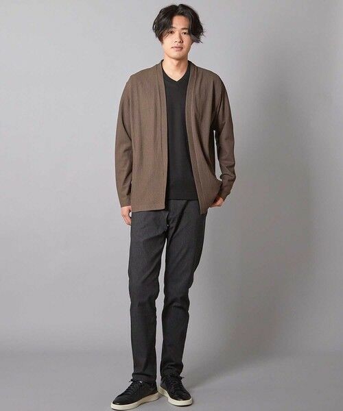 MEN'S BIGI / メンズビギ カーディガン・ボレロ | ウェーブジャガードボタンレスカーデ | 詳細9