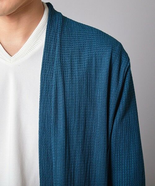 MEN'S BIGI / メンズビギ カーディガン・ボレロ | ウェーブジャガードボタンレスカーデ | 詳細12