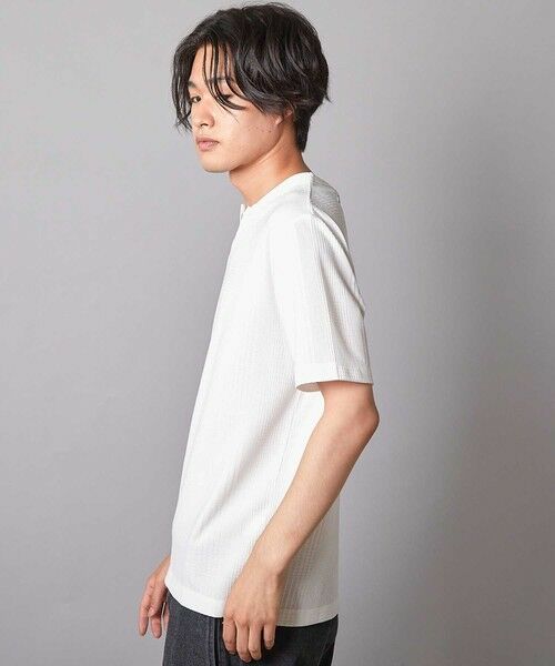 MEN'S BIGI / メンズビギ Tシャツ | リンクスジャガード キーネックTシャツ | 詳細3