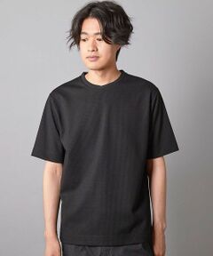 MEN'S BIGI / メンズビギ Tシャツ | ジャガードストライプTシャツ