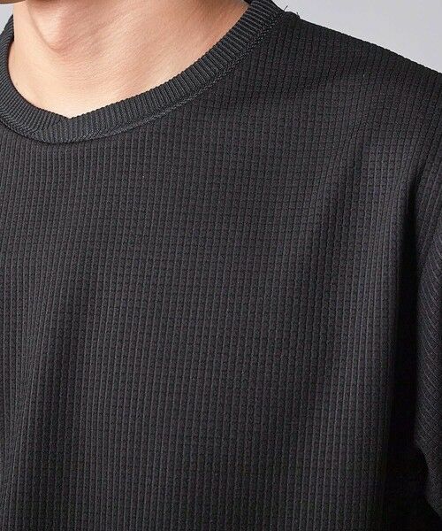 MEN'S BIGI / メンズビギ Tシャツ | ジャガードストライプTシャツ | 詳細11