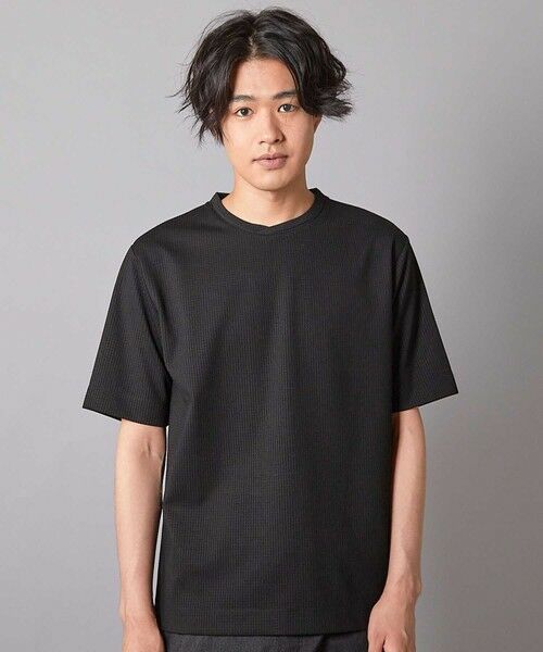 MEN'S BIGI / メンズビギ Tシャツ | ジャガードストライプTシャツ | 詳細7