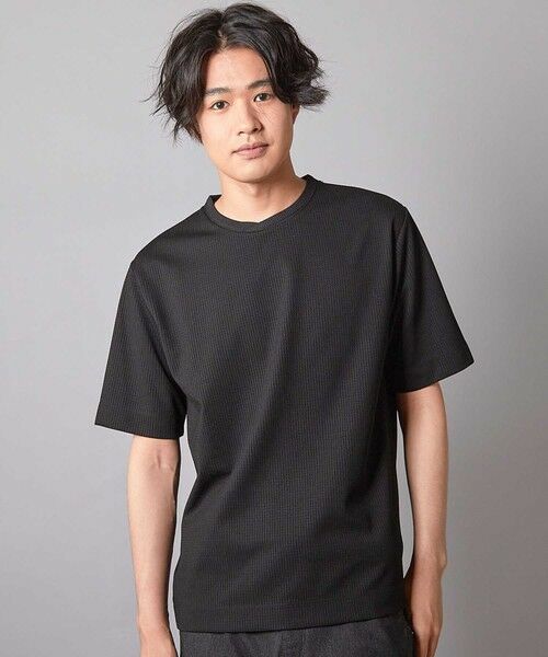 MEN'S BIGI / メンズビギ Tシャツ | ジャガードストライプTシャツ | 詳細8