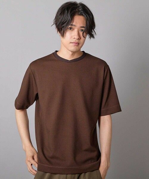 MEN'S BIGI / メンズビギ Tシャツ | ジャガードストライプTシャツ | 詳細13