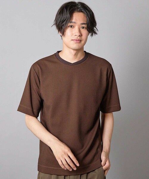 MEN'S BIGI / メンズビギ Tシャツ | ジャガードストライプTシャツ | 詳細14