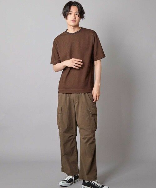 MEN'S BIGI / メンズビギ Tシャツ | ジャガードストライプTシャツ | 詳細17