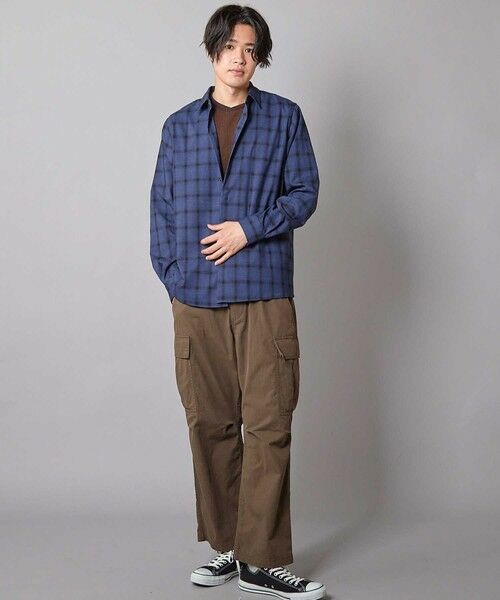 MEN'S BIGI / メンズビギ Tシャツ | ジャガードストライプTシャツ | 詳細18