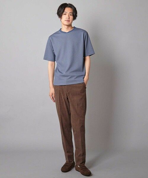 MEN'S BIGI / メンズビギ Tシャツ | ジャガードストライプTシャツ | 詳細23