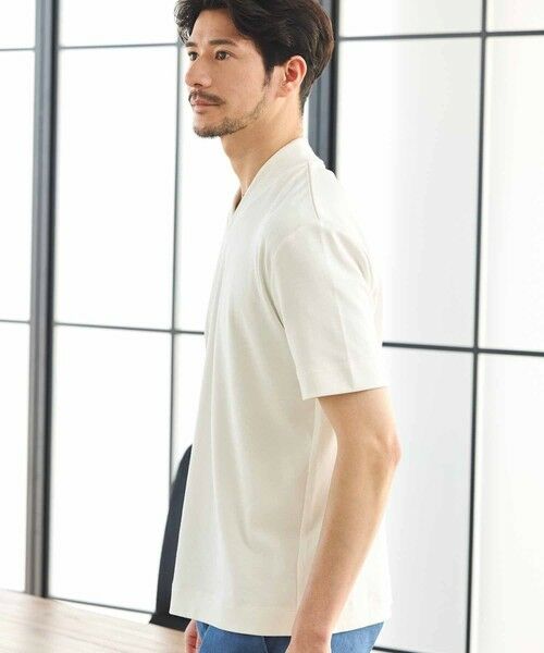 MEN'S BIGI / メンズビギ Tシャツ | シルケットポンチVネックジャケT | 詳細2