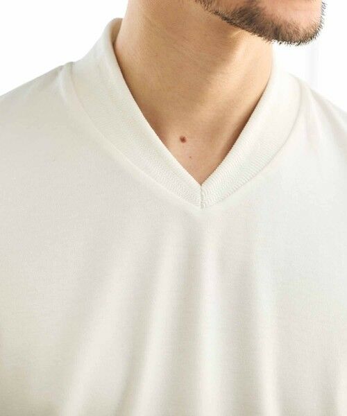 MEN'S BIGI / メンズビギ Tシャツ | シルケットポンチVネックジャケT | 詳細4