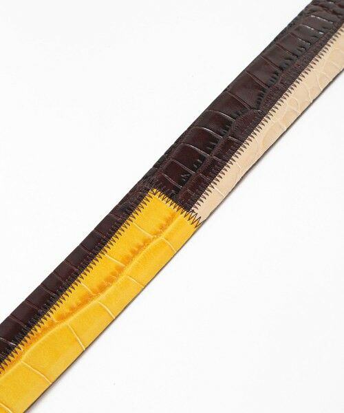 MEN'S BIGI / メンズビギ ベルト・サスペンダー | エンボスパッチワークベルト | 詳細2