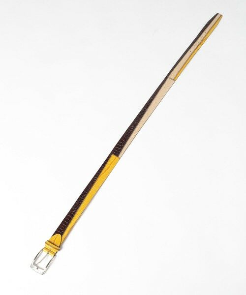 MEN'S BIGI / メンズビギ ベルト・サスペンダー | エンボスパッチワークベルト | 詳細5