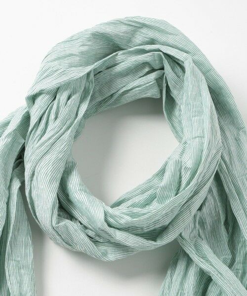 MEN'S BIGI / メンズビギ マフラー・ショール・スヌード・ストール | ストライプワッシャー加工ストール | 詳細6