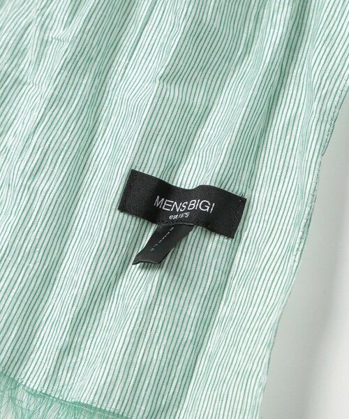 MEN'S BIGI / メンズビギ マフラー・ショール・スヌード・ストール | ストライプワッシャー加工ストール | 詳細8