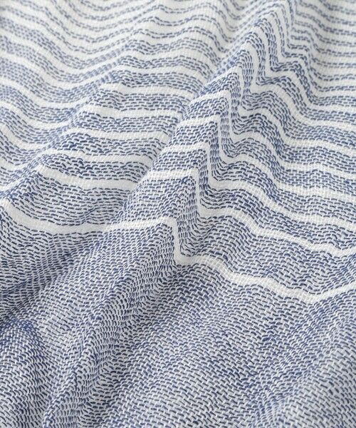 MEN'S BIGI / メンズビギ マフラー・ショール・スヌード・ストール | バイカラーリネンストール | 詳細8