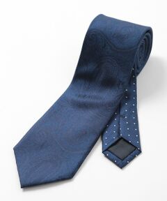 MEN'S BIGI / メンズビギ ネクタイ | シャドーペイズリー柄シルクネクタイ