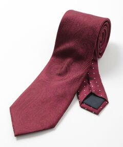 MEN'S BIGI / メンズビギ ネクタイ | シャドーペイズリー柄シルクネクタイ