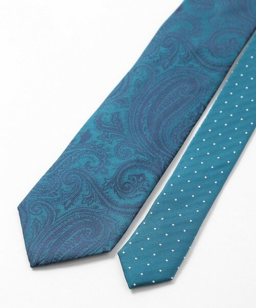 MEN'S BIGI / メンズビギ ネクタイ | シャドーペイズリー柄シルクネクタイ | 詳細2