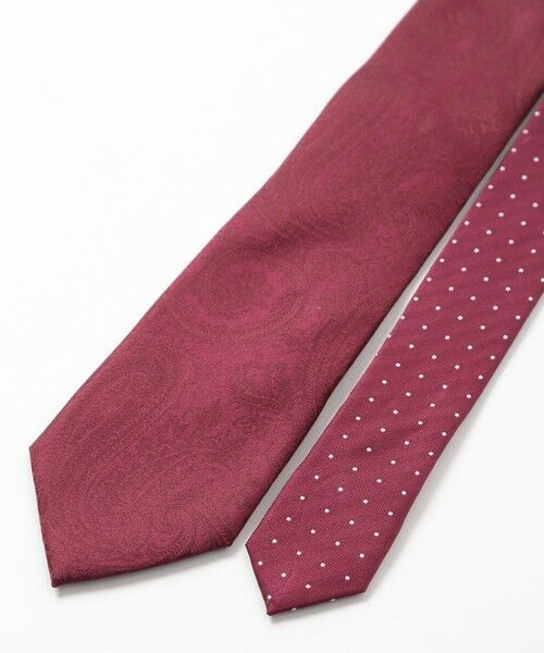 MEN'S BIGI / メンズビギ ネクタイ | シャドーペイズリー柄シルクネクタイ | 詳細6