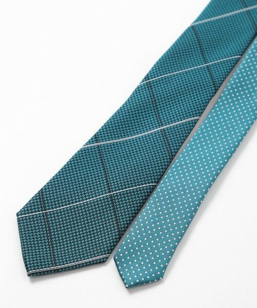 MEN'S BIGI / メンズビギ Tシャツ | チェック柄シルクネクタイ | 詳細2