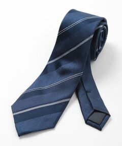 MEN'S BIGI / メンズビギ ネクタイ | アーガイル×ストライプ柄シルクネクタイ