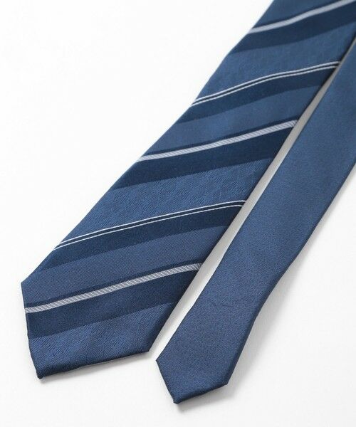 MEN'S BIGI / メンズビギ ネクタイ | アーガイル×ストライプ柄シルクネクタイ | 詳細2