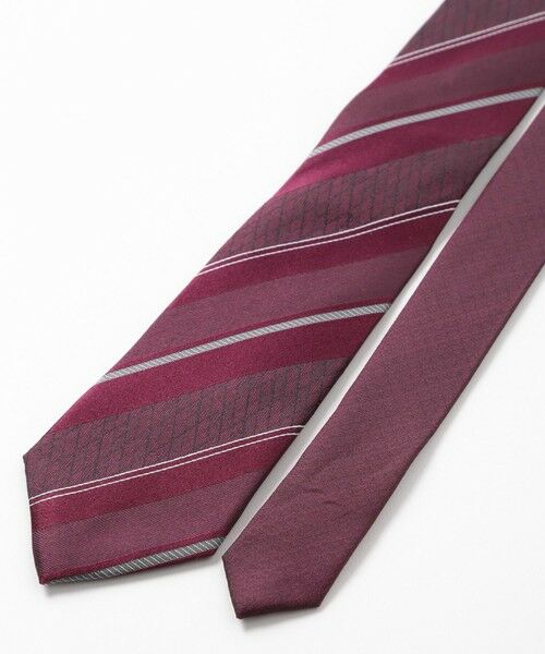 MEN'S BIGI / メンズビギ ネクタイ | アーガイル×ストライプ柄シルクネクタイ | 詳細4