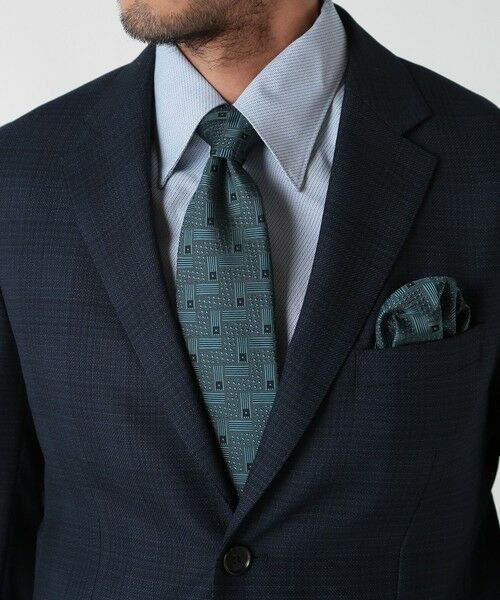 MEN'S BIGI / メンズビギ ネクタイ | 【TIE YOUR TIE(タイユアタイ)】ジオメトリック柄ネクタイ | 詳細1